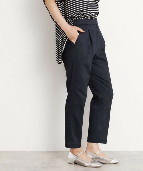 THE SHOP TK / ザ ショップ ティーケー ショート・ハーフ・半端丈パンツ | 【XS-XLサイズ/美シルエット】ハイパーストレッチテーパードパンツ/接触冷感/洗える | 詳細13