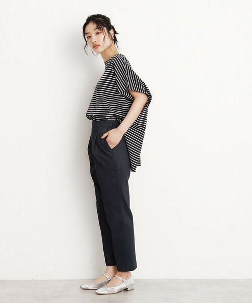 THE SHOP TK / ザ ショップ ティーケー ショート・ハーフ・半端丈パンツ | 【XS-XLサイズ/美シルエット】ハイパーストレッチテーパードパンツ/接触冷感/洗える | 詳細15