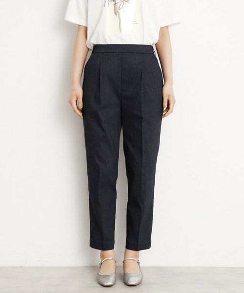 THE SHOP TK / ザ ショップ ティーケー ショート・ハーフ・半端丈パンツ | 【XS-XLサイズ/美シルエット】ハイパーストレッチテーパードパンツ/接触冷感/洗える | 詳細17