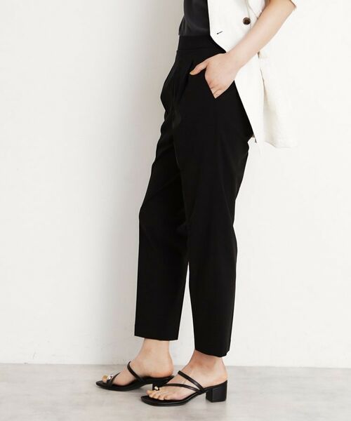 THE SHOP TK / ザ ショップ ティーケー ショート・ハーフ・半端丈パンツ | 【XS-XLサイズ/美シルエット】ハイパーストレッチテーパードパンツ/接触冷感/洗える | 詳細5