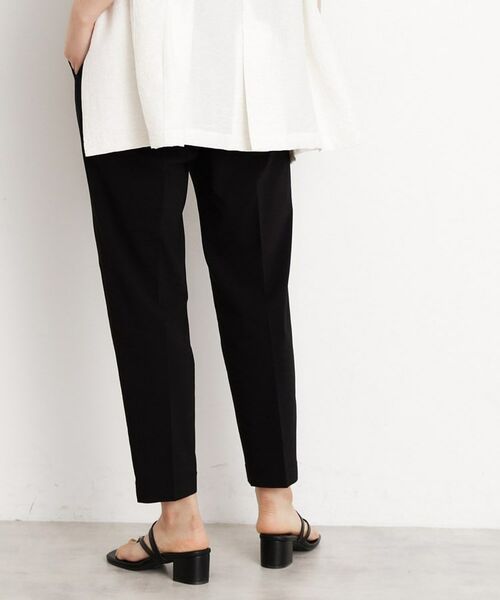 THE SHOP TK / ザ ショップ ティーケー ショート・ハーフ・半端丈パンツ | 【XS-XLサイズ/美シルエット】ハイパーストレッチテーパードパンツ/接触冷感/洗える | 詳細6
