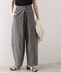 THE SHOP TK / ザ ショップ ティーケー パンツ | バレル風タックパンツ【洗濯機OK】