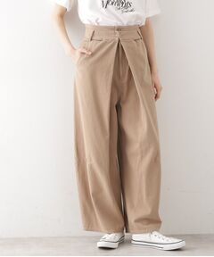 THE SHOP TK / ザ ショップ ティーケー パンツ | バレル風タックパンツ【洗濯機OK】