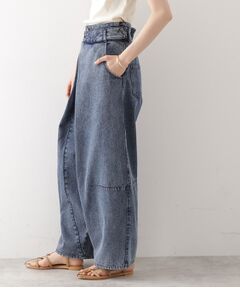 THE SHOP TK / ザ ショップ ティーケー パンツ | バレル風タックパンツ【洗濯機OK】