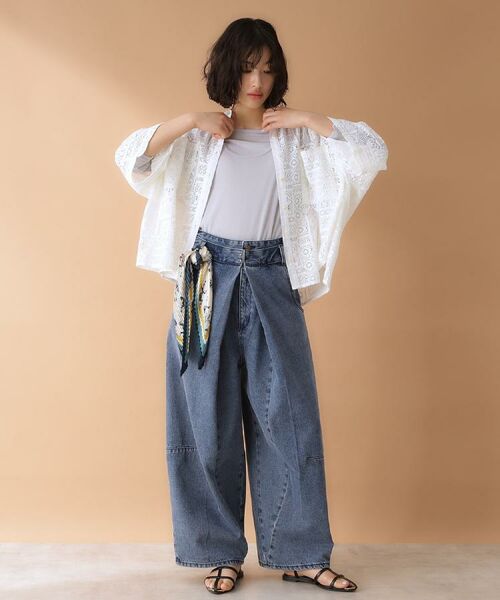 THE SHOP TK / ザ ショップ ティーケー パンツ | バレル風タックパンツ【洗濯機OK】 | 詳細1