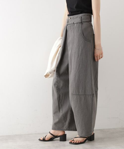 THE SHOP TK / ザ ショップ ティーケー パンツ | バレル風タックパンツ【洗濯機OK】 | 詳細2