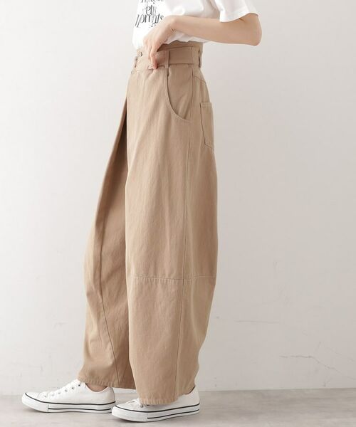 THE SHOP TK / ザ ショップ ティーケー パンツ | バレル風タックパンツ【洗濯機OK】 | 詳細6