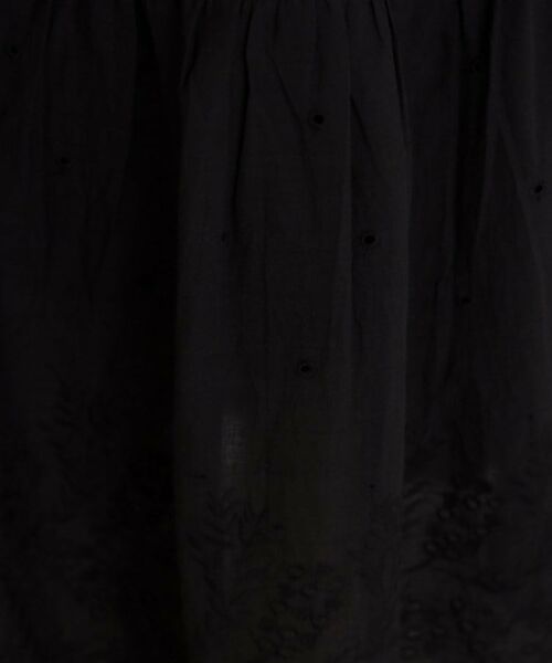 THE SHOP TK / ザ ショップ ティーケー ロング・マキシ丈スカート | スカラップ刺繍スカート【洗濯機OK】 | 詳細8