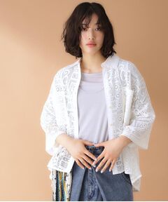 THE SHOP TK / ザ ショップ ティーケー シャツ・ブラウス | 総レースシャツ【洗える】