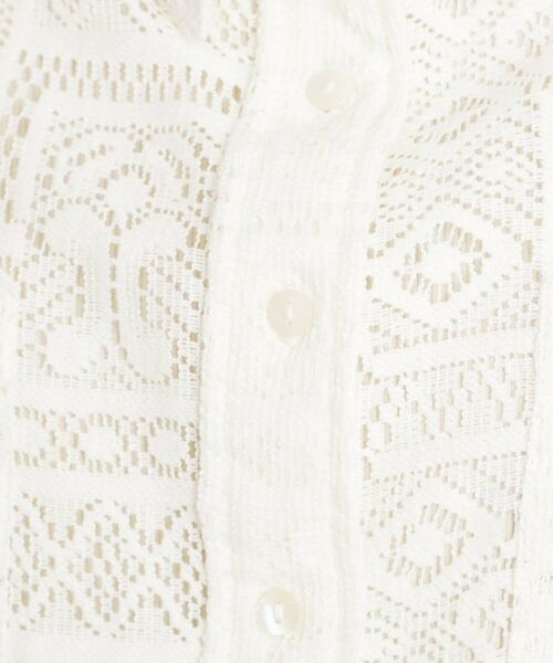 THE SHOP TK / ザ ショップ ティーケー シャツ・ブラウス | 総レースシャツ【洗える】 | 詳細12