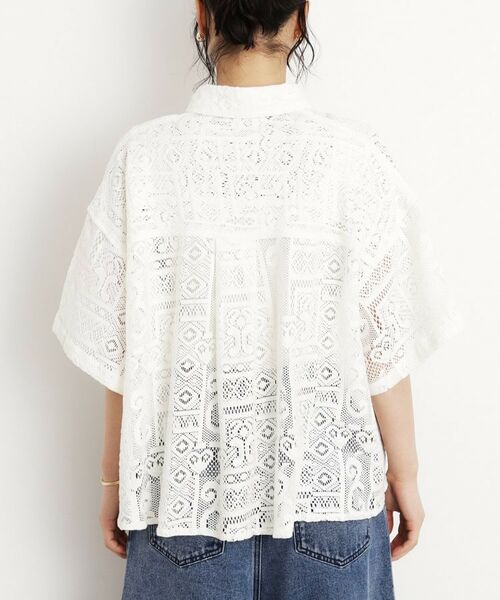 THE SHOP TK / ザ ショップ ティーケー シャツ・ブラウス | 総レースシャツ【洗える】 | 詳細15