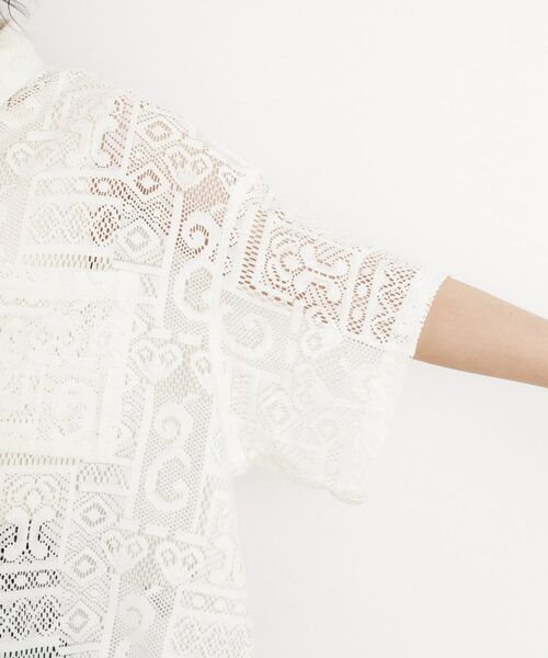 THE SHOP TK / ザ ショップ ティーケー シャツ・ブラウス | 総レースシャツ【洗える】 | 詳細17