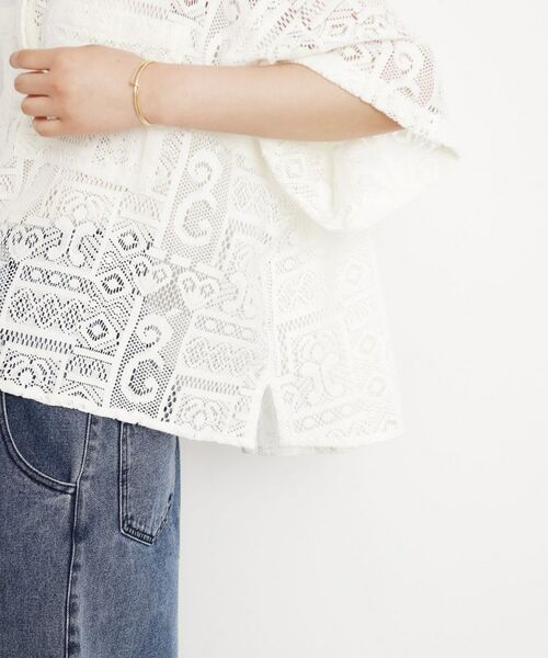 THE SHOP TK / ザ ショップ ティーケー シャツ・ブラウス | 総レースシャツ【洗える】 | 詳細18