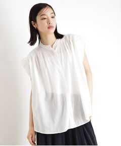 THE SHOP TK / ザ ショップ ティーケー シャツ・ブラウス | シャーリングブラウス【洗える】