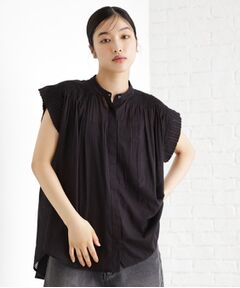 THE SHOP TK / ザ ショップ ティーケー シャツ・ブラウス | シャーリングブラウス【洗える】