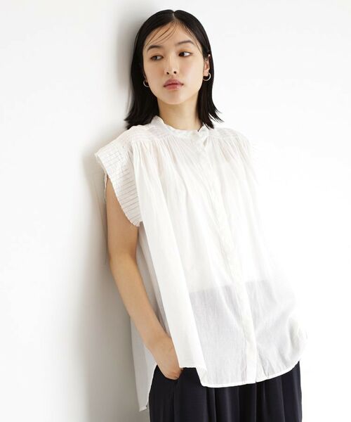 THE SHOP TK / ザ ショップ ティーケー シャツ・ブラウス | シャーリングブラウス【洗える】 | 詳細1