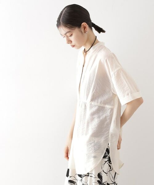 THE SHOP TK / ザ ショップ ティーケー シャツ・ブラウス | ウエストタックチュニック【体型カバー/洗濯機OK】 | 詳細1