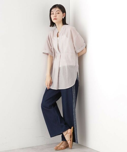 THE SHOP TK / ザ ショップ ティーケー シャツ・ブラウス | ウエストタックチュニック【体型カバー/洗濯機OK】 | 詳細11