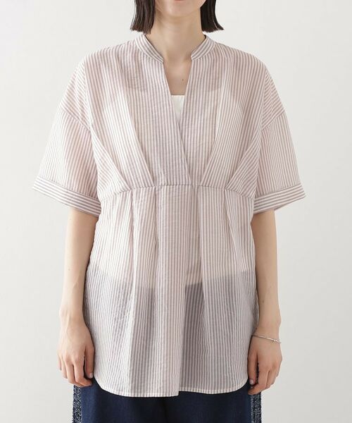 THE SHOP TK / ザ ショップ ティーケー シャツ・ブラウス | ウエストタックチュニック【体型カバー/洗濯機OK】 | 詳細13