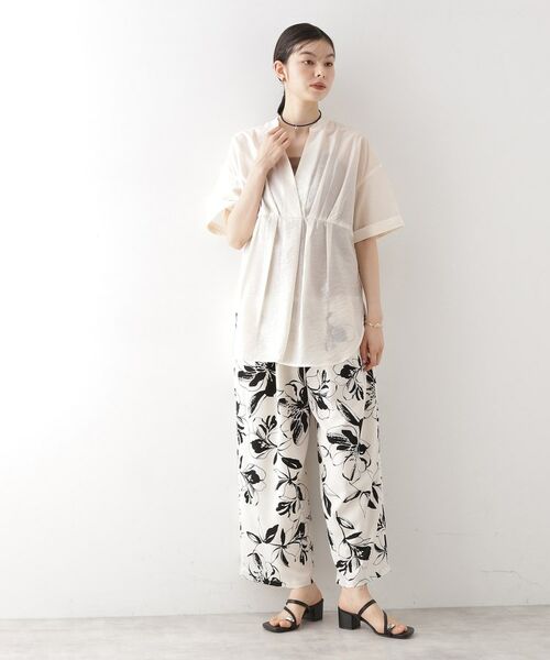 THE SHOP TK / ザ ショップ ティーケー シャツ・ブラウス | ウエストタックチュニック【体型カバー/洗濯機OK】 | 詳細3