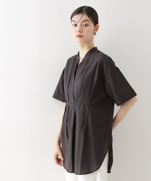 THE SHOP TK / ザ ショップ ティーケー シャツ・ブラウス | ウエストタックチュニック【体型カバー/洗濯機OK】 | 詳細5