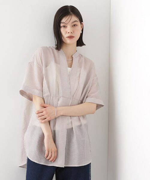 THE SHOP TK / ザ ショップ ティーケー シャツ・ブラウス | ウエストタックチュニック【体型カバー/洗濯機OK】 | 詳細9