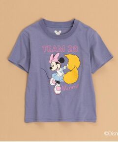THE SHOP TK / ザ ショップ ティーケー Tシャツ | disney/【110-150】ミッキーマウス＆ミニーマウス ベースボールTシャツ