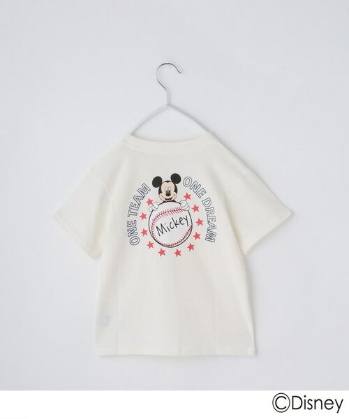 THE SHOP TK / ザ ショップ ティーケー Tシャツ | disney/【110-150】ミッキーマウス&ミニーマウス ベースボールTシャツ | 詳細15