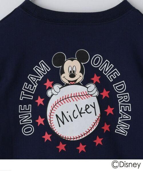 THE SHOP TK / ザ ショップ ティーケー Tシャツ | disney/【110-150】ミッキーマウス&ミニーマウス ベースボールTシャツ | 詳細18