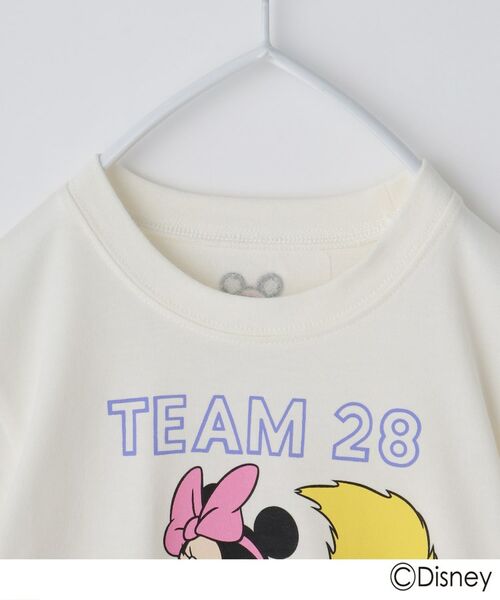 THE SHOP TK / ザ ショップ ティーケー Tシャツ | disney/【110-150】ミッキーマウス&ミニーマウス ベースボールTシャツ | 詳細3