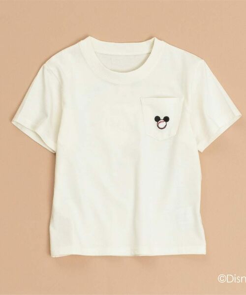 THE SHOP TK/ザ ショップ ティーケー disney/【110-150】ミッキーマウス&ミニーマウス ベースボールTシャツ オフホワイト(003) 13(130cm) THE SHOP TK/ザ ショップ ティーケー disney/【110-150】ミッキーマウス&ミニーマウス ベースボールTシャツ オフホワイト(003) 13(130cm)