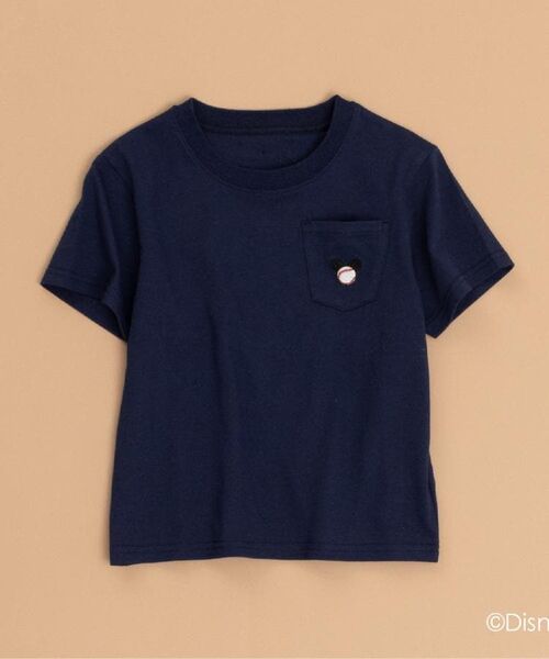 THE SHOP TK/U Vbv eB[P[ disney/y110-150z~bL[}EX~j[}EX x[X{[TVc lCr[(094) 13(130cm)