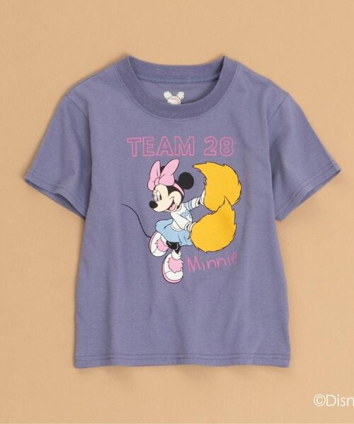 THE SHOP TK/ザ ショップ ティーケー disney/【110-150】ミッキーマウス&ミニーマウス ベースボールTシャツ ラベンダー(180) 15(150cm) THE SHOP TK/ザ ショップ ティーケー disney/【110-150】ミッキーマウス&ミニーマウス ベースボールTシャツ ラベンダー(180) 15(150cm)