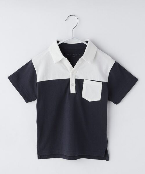 THE SHOP TK / ザ ショップ ティーケー ポロシャツ | 【110-150】切り替えポロシャツ/洗濯機OK | 詳細5