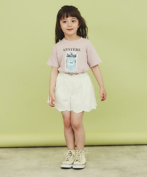 THE SHOP TK / ザ ショップ ティーケー Tシャツ | 【110－150】色が変わる！スパンコール半袖Tシャツ/洗える | 詳細1