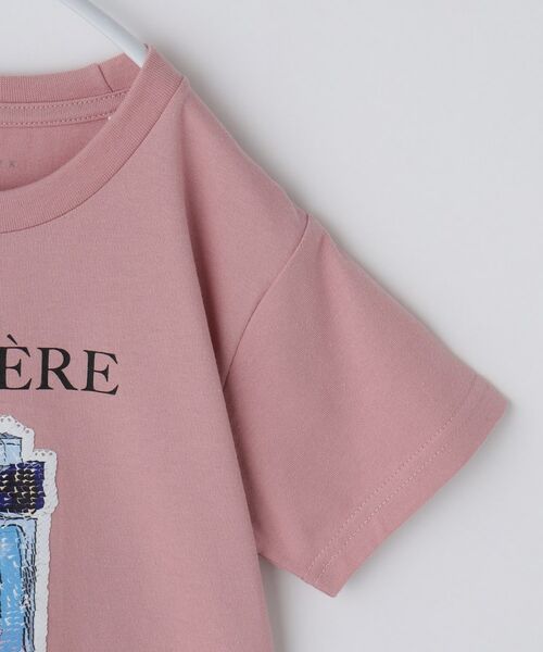 THE SHOP TK / ザ ショップ ティーケー Tシャツ | 【110－150】色が変わる！スパンコール半袖Tシャツ/洗える | 詳細12