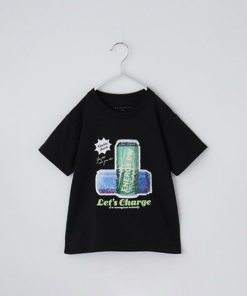 THE SHOP TK / ザ ショップ ティーケー Tシャツ | 【110－150】色が変わる！スパンコール半袖Tシャツ/洗える | 詳細19