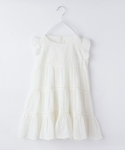 THE SHOP TK / ザ ショップ ティーケー ミニ丈・ひざ丈ワンピース | 【120-150】ティアードワンピース/洗える | 詳細11