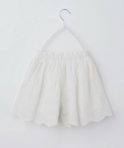 THE SHOP TK / ザ ショップ ティーケー ショート・ハーフ・半端丈パンツ | 【120-150】スカラップレースキュロットパンツ | 詳細8