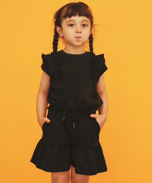 THE SHOP TK / ザ ショップ ティーケー ショート・ハーフ・半端丈パンツ | 【110－150】涼しい♪フレアキュロットパンツ/洗濯機OK | 詳細4