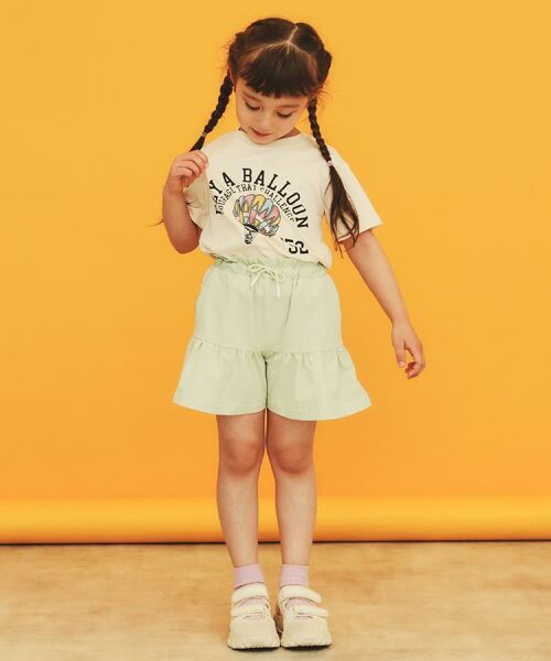 THE SHOP TK / ザ ショップ ティーケー ショート・ハーフ・半端丈パンツ | 【110－150】涼しい♪フレアキュロットパンツ/洗濯機OK | 詳細5