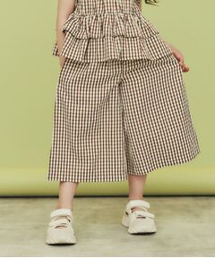 THE SHOP TK / ザ ショップ ティーケー ショート・ハーフ・半端丈パンツ | 【110-150】ギンガムチェック柄パンツ/セットアップ可・洗濯機OK