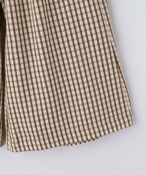 THE SHOP TK / ザ ショップ ティーケー ショート・ハーフ・半端丈パンツ | 【110-150】ギンガムチェック柄パンツ/セットアップ可・洗濯機OK | 詳細9