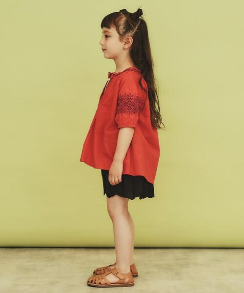 THE SHOP TK / ザ ショップ ティーケー チュニック | 【120-150】刺繍チュニックブラウス | 詳細2