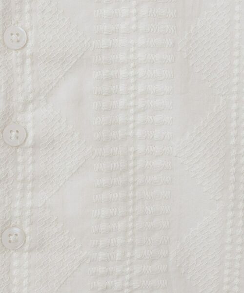 THE SHOP TK / ザ ショップ ティーケー シャツ・ブラウス | 【120-150】刺繍オープンカラーシャツSS | 詳細10