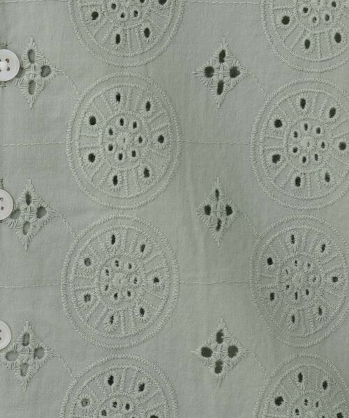 THE SHOP TK / ザ ショップ ティーケー シャツ・ブラウス | 【120-150】刺繍オープンカラーシャツSS | 詳細13