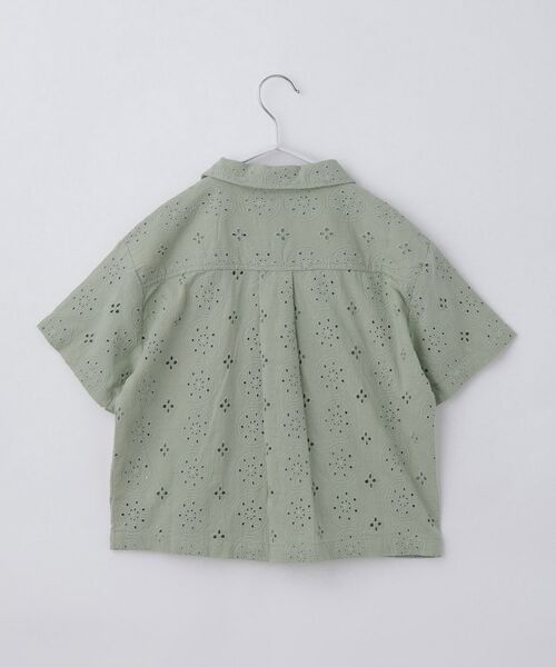 THE SHOP TK / ザ ショップ ティーケー シャツ・ブラウス | 【120-150】刺繍オープンカラーシャツSS | 詳細6