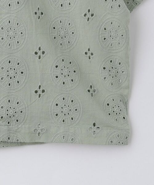 THE SHOP TK / ザ ショップ ティーケー シャツ・ブラウス | 【120-150】刺繍オープンカラーシャツSS | 詳細9