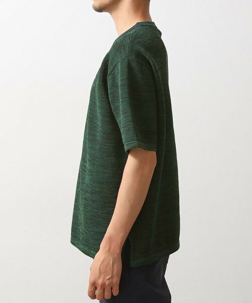 THE SHOP TK / ザ ショップ ティーケー ニット・セーター | ドライタッチ半袖ニットTシャツ 【洗濯機OK】 | 詳細13