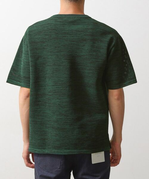 THE SHOP TK / ザ ショップ ティーケー ニット・セーター | ドライタッチ半袖ニットTシャツ 【洗濯機OK】 | 詳細14